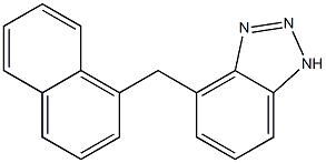 1-ナフチルメチルベンゾトリアゾール 化学構造式