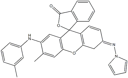  6'-Methyl-3'-pyrrolizino-7'-(m-toluidino)spiro[isobenzofuran-1(3H),9'-[9H]xanthen]-3-one