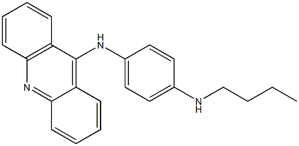 N-[4-(Butylamino)phenyl]-9-acridinamine Structure