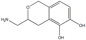 1-Aminomethyl-3,4-dihydro-1H-2-benzopyran-5,6-diol|