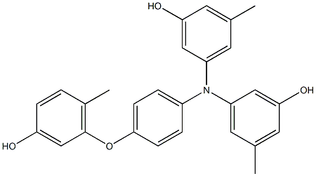 N,N-Bis(3-hydroxy-5-methylphenyl)-4-(3-hydroxy-6-methylphenoxy)benzenamine