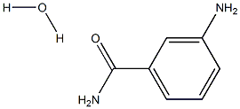 m-Aminobenzamide hydrate 结构式
