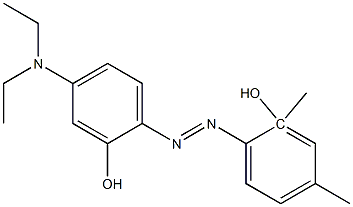 2',4'-Dimethyl-4-diethylaminoazobenzen-2-ol Structure