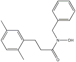 N-(Benzyl)-3-(2,5-dimethylphenyl)propanehydroxamic acid Structure