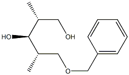 1-O-Benzyl-2,4-dimethyl-2,4-dideoxy-D-xylitol 结构式