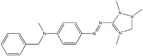  2,3-Dihydro-1,2,4-trimethyl-5-[[4-[methyl(phenylmethyl)amino]phenyl]azo]-1H-1,2,4-triazol-4-ium