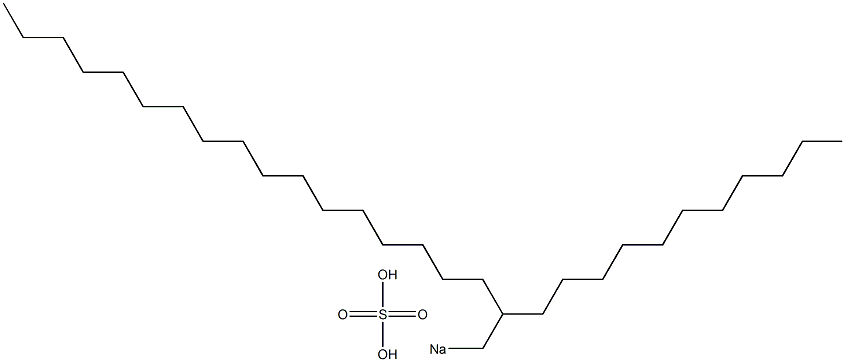 Sulfuric acid 2-undecylnonadecyl=sodium salt