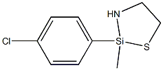 2-(4-Chlorophenyl)-2-methyl-1-thia-3-aza-2-silacyclopentane