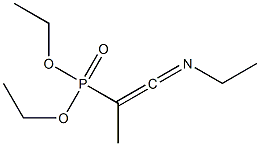 1-(Diethoxyphosphinyl)-1-methyl-N-ethylketenimine