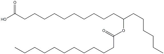 12-Lauroyloxyoctadecanoic acid,,结构式