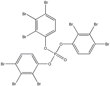 Phosphoric acid tris(2,3,4-tribromophenyl) ester Struktur