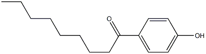 1-(4-Hydroxyphenyl)-1-nonanone,,结构式