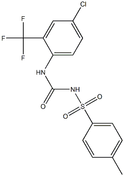 1-(4-Chloro-2-trifluoromethylphenyl)-3-(4-methylphenylsulfonyl)urea|