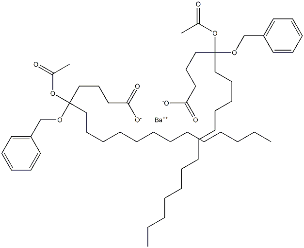  Bis(5-benzyloxy-5-acetyloxystearic acid)barium salt