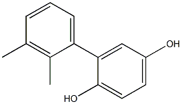 2-(2,3-Dimethylphenyl)benzene-1,4-diol,,结构式