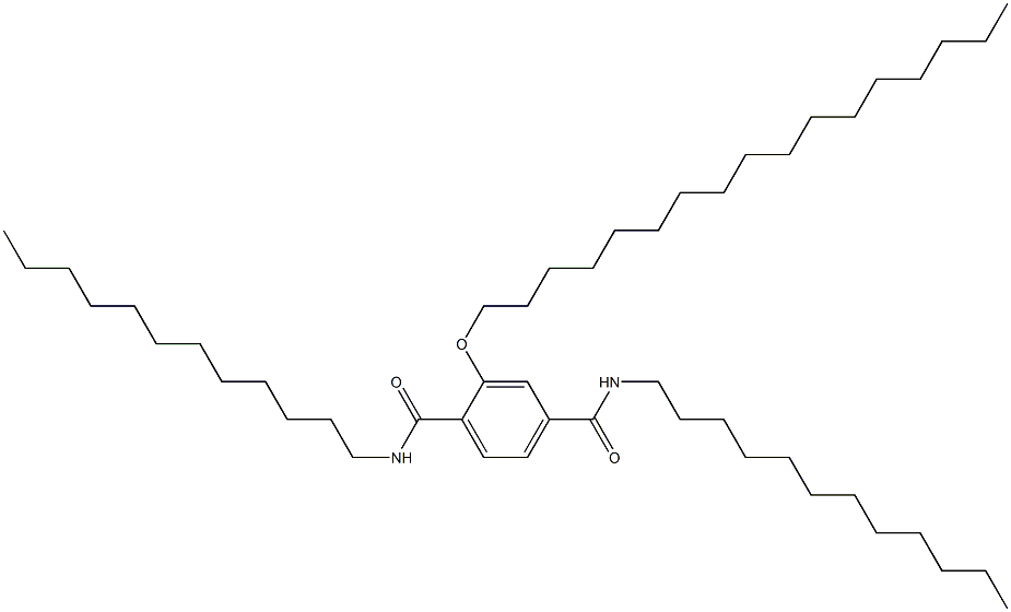 2-(Heptadecyloxy)-N,N'-didodecylterephthalamide,,结构式