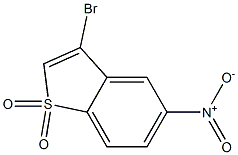 3-Bromo-5-nitrobenzo[b]thiophene 1,1-dioxide Structure