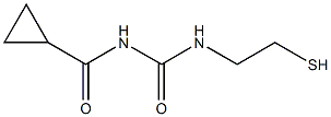 1-(Cyclopropylcarbonyl)-3-(2-mercaptoethyl)urea Struktur