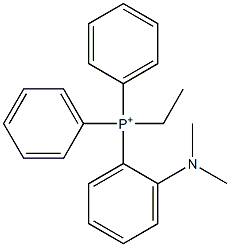 2-(ジメチルアミノ)エチルトリフェニルホスホニウム 化学構造式