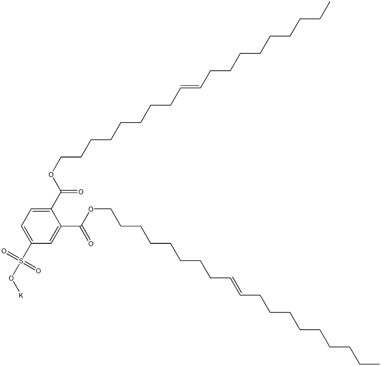 4-(Potassiosulfo)phthalic acid di(9-nonadecenyl) ester