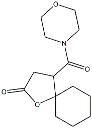 4-Morpholinocarbonyl-1-oxaspiro[4.5]decan-2-one|