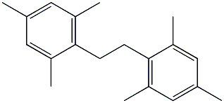 2,2'-エチレンビス(1,3,5-トリメチルベンゼン) 化学構造式