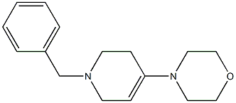 4-[(1,2,3,6-Tetrahydro-1-benzylpyridin)-4-yl]morpholine Structure