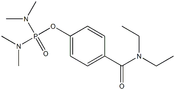 Di(dimethylamino)phosphinic acid (4-(diethylaminocarbonyl)phenyl) ester|