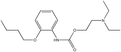 2-Butoxyphenylcarbamic acid 2-(diethylamino)ethyl ester