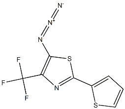 4-(Trifluoromethyl)-2-(2-thienyl)-5-azidothiazole,,结构式