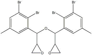 2,3-Dibromo-5-methylphenylglycidyl ether,,结构式