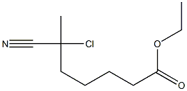 6-Chloro-6-cyanoheptanoic acid ethyl ester