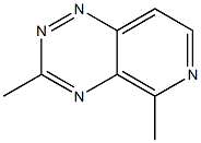 3,5-Dimethylpyrido[3,4-e]-1,2,4-triazine Struktur