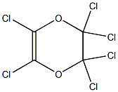 2,2,3,3,5,6-Hexachloro-2,3-dihydro-1,4-dioxin,,结构式