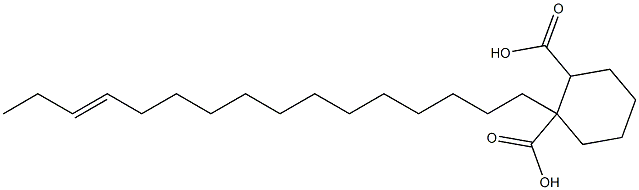 Cyclohexane-1,2-dicarboxylic acid hydrogen 1-(13-hexadecenyl) ester 结构式
