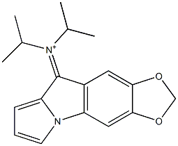 6,7-(Methylenebisoxy)-N,N-diisopropyl-9H-pyrrolo[1,2-a]indol-9-iminium