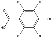  3-Chloro-2,4,5,6-tetrahydroxybenzoic acid