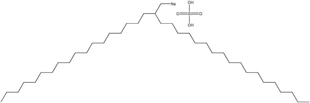  Sulfuric acid 2-octadecylicosyl=sodium salt