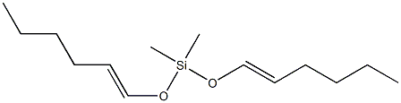 Dimethylbis[(E)-1-hexenyloxy]silane|