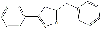 4,5-Dihydro-3-phenyl-5-benzylisoxazole,,结构式