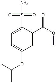 5-Isopropoxy-2-sulfamoylbenzoic acid methyl ester Struktur