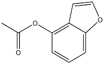 4-Acetoxybenzofuran 结构式