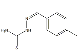 1-[1-(2,4-Dimethylphenyl)ethylidene]thiosemicarbazide,,结构式