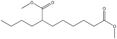 2-Butyloctanedioic acid dimethyl ester,,结构式