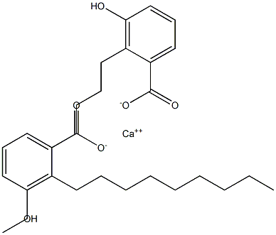 Bis(2-nonyl-3-hydroxybenzoic acid)calcium salt,,结构式