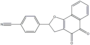 2-(4-Cyanophenyl)-2,3-dihydronaphtho[1,2-b]furan-4,5-dione