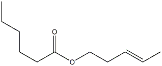 Caproic acid 3-pentenyl ester Structure
