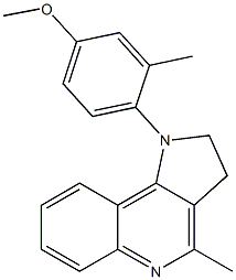 1-(2-Methyl-4-methoxyphenyl)-4-methyl-2,3-dihydro-1H-pyrrolo[3,2-c]quinoline