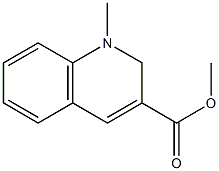 1-Methyl-3-(methoxycarbonyl)-1,2-dihydroquinoline,,结构式