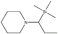 1-[1-(Trimethylsilyl)propyl]piperidine Structure